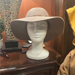 Hinge Tan Wide-Brim Hat